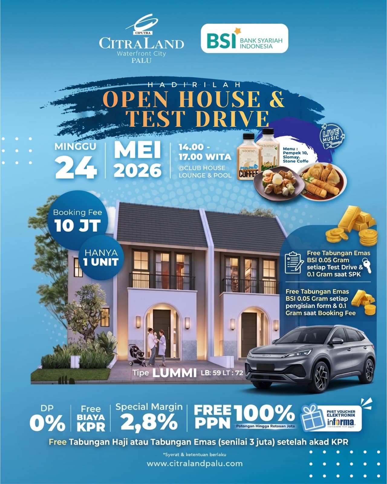Poster Open House & Test Drive